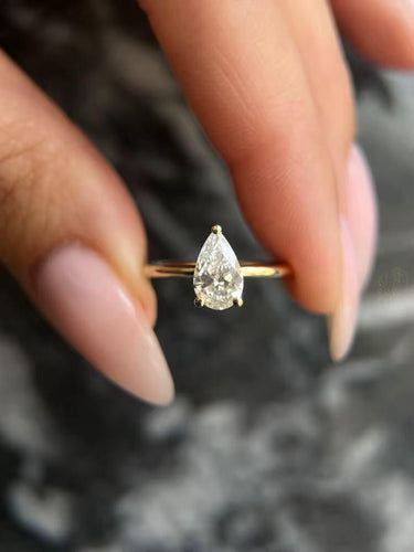 Golden Drop Ring